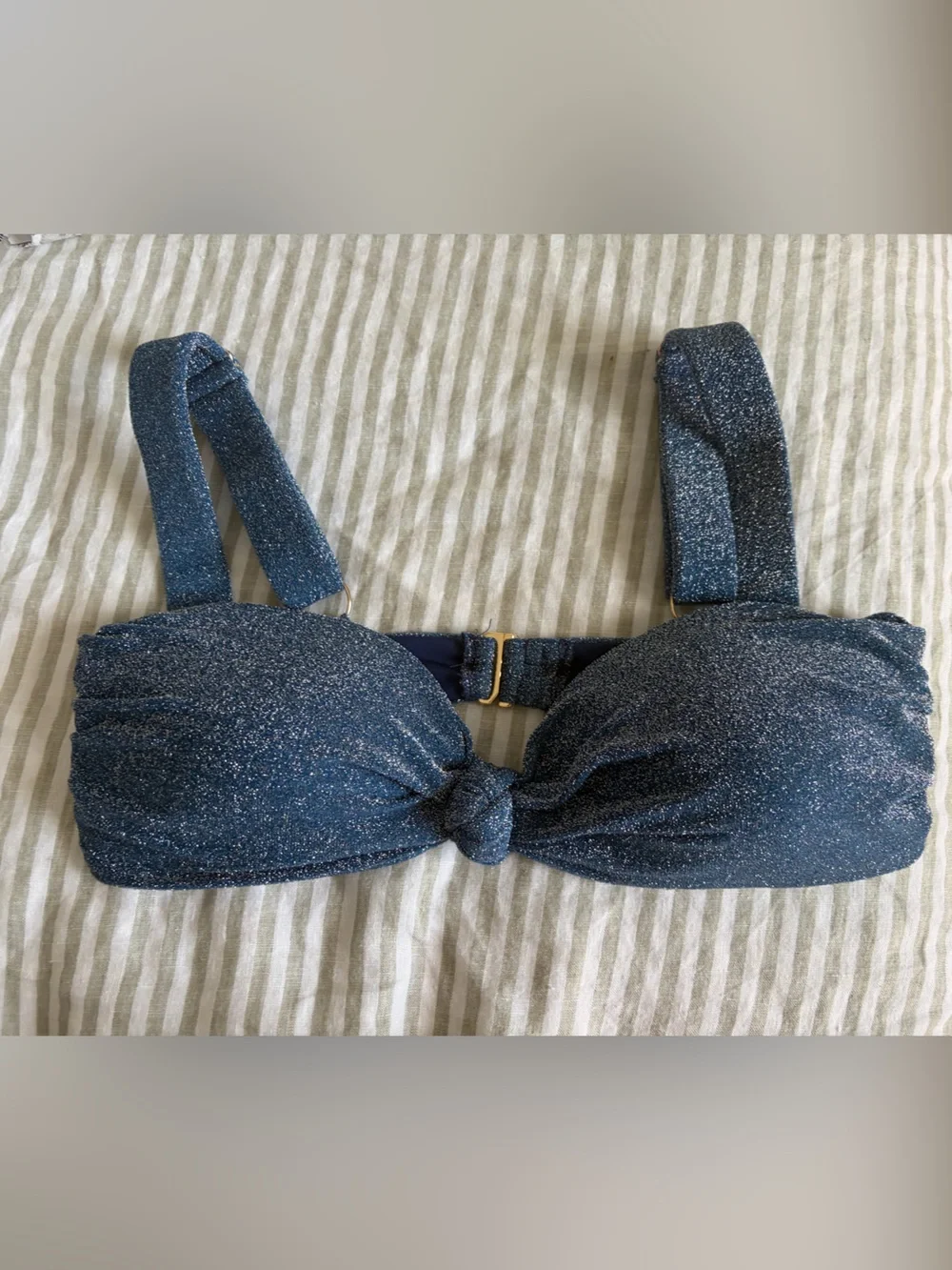 Beach Riot Sophia Knot Front Bikini Top NWT size M